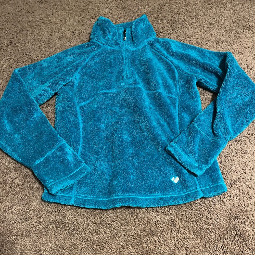Obermeyer Turquoise Fleece Jacket size large